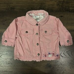 Vintage Baby Pink Jean Jacket